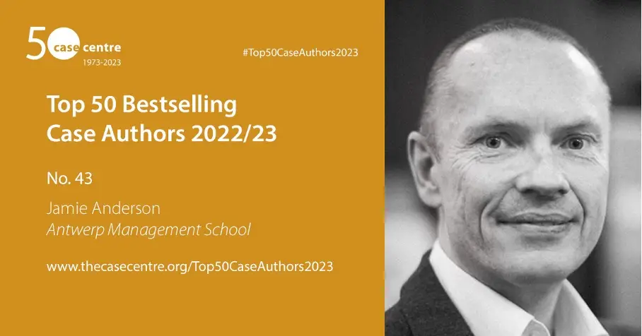 Jamie Anderson best selling case study author